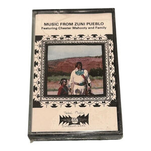 Music From Zuni Pueblo Cassette Chester Mahooty Family Native American 1990